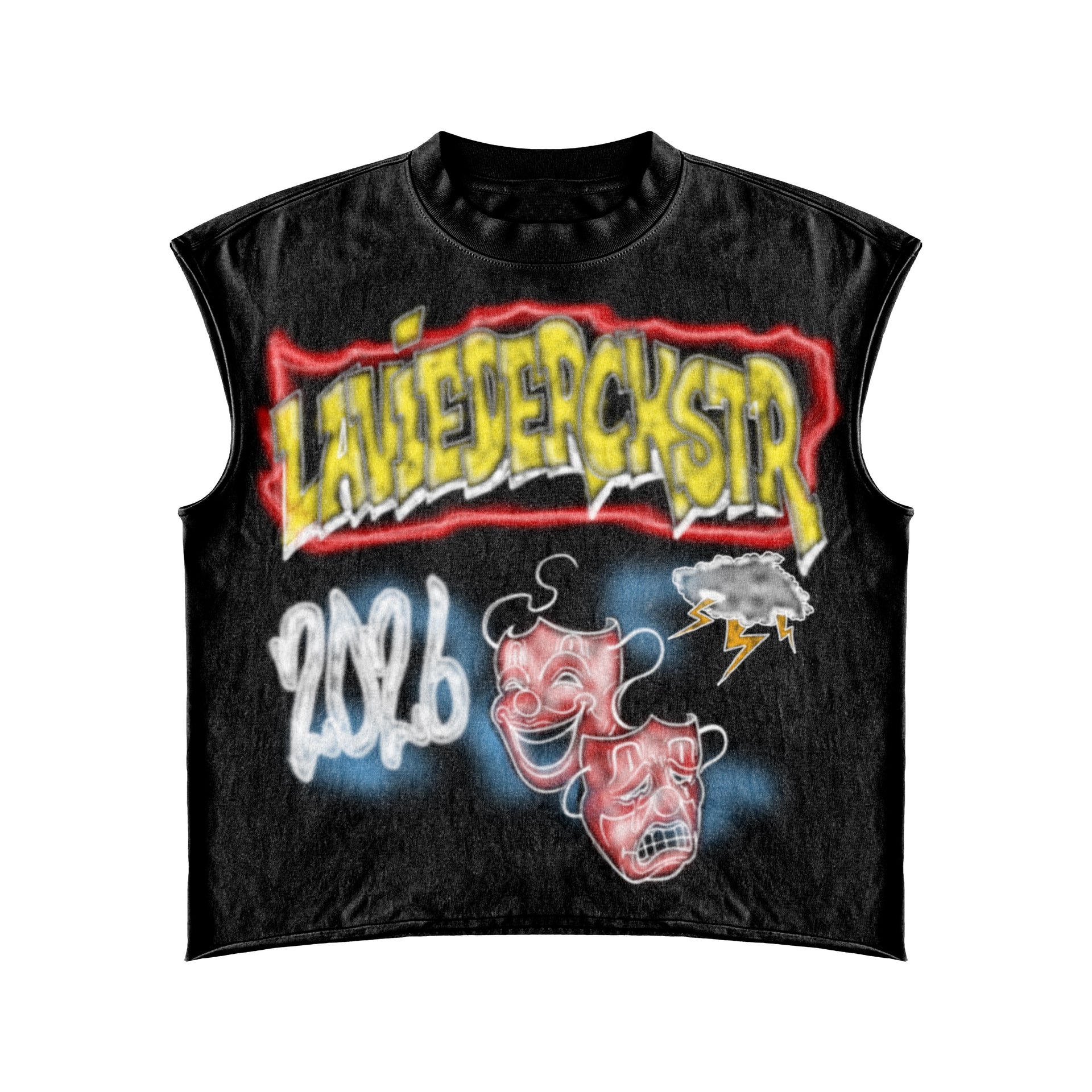 "VISUAL EXPRESSION" Black Tee